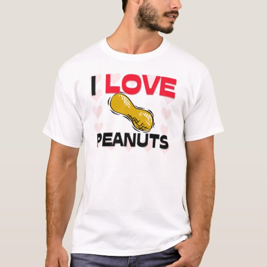 I Liebe-Erdnüsse T-Shirt (Vorderseite)