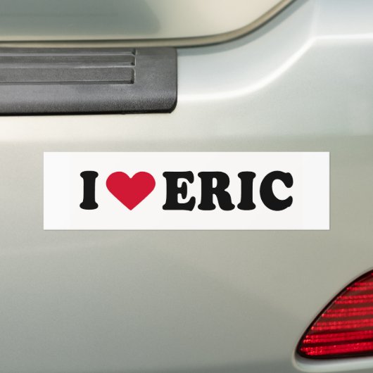 I LIEBE ERIC AUTOAUFKLEBER (Auf Auto)