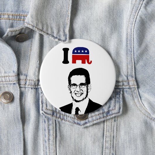 I Liebe Eric Cantor Button (Beispiel)
