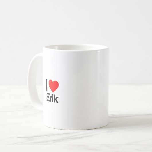 i Liebe erik Kaffeetasse (Vorderseite Links)
