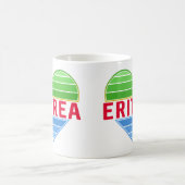 I Liebe Eritrea, Eritreer Herz Kaffeetasse (Mittel)