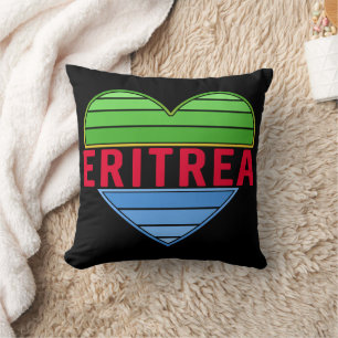 I Liebe Eritrea, Eritreer Herz Kissen