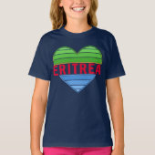 I Liebe Eritrea, Eritreer Herz T-Shirt (Vorderseite)