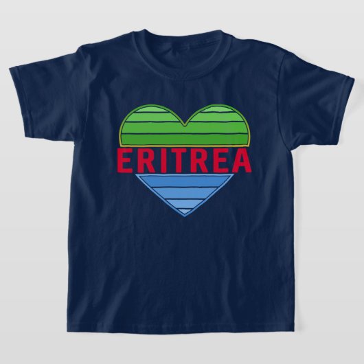 I Liebe Eritrea, Eritreer Herz T-Shirt (Ablage )