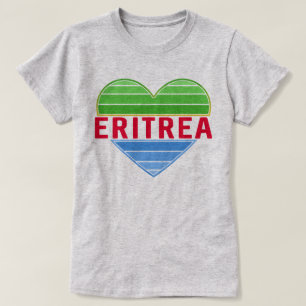 I Liebe Eritrea, Eritreer Herz T-Shirt