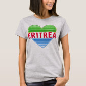 I Liebe Eritrea, Eritreer Herz T-Shirt (Vorderseite)