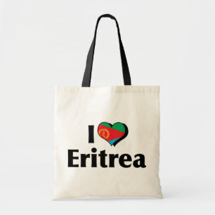 I Liebe Eritrea Flagge Tragetasche