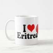 I Liebe Eritrea Kaffeetasse (Links)