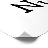 I Liebe Ernährung Poster (Ecke)