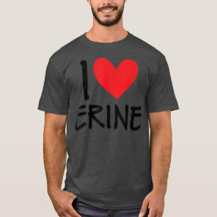 I Liebe Ernie Name Personalisiert Men Typ BESTE FR T-Shirt