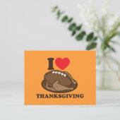 I LIEBE ERNTEDANK FEIERTAGSPOSTKARTE (Stehend Vorderseite)