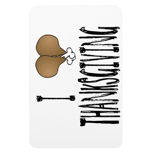 I LIEBE ERNTEDANK MAGNET (Vertikal)