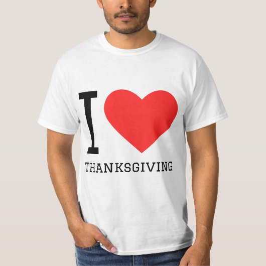 I LIEBE ERNTEDANK T-Shirt (Vorderseite)