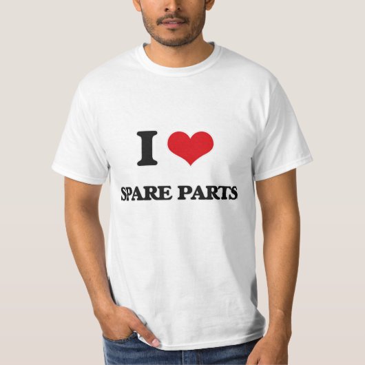 I Liebe Ersatzteile T-Shirt (Vorderseite)