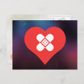 I Liebe Erste Hilfe Postkarte (Vorne/Hinten)