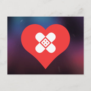 I Liebe Erste Hilfe Postkarte