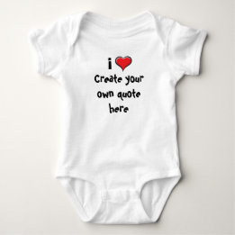 i Liebe Erstellen Sie Ihr eigenes Angebot Baby Strampler