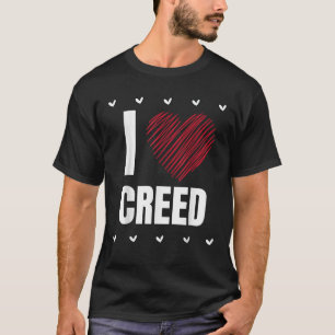 I Liebe ERSTELLTE Vorname Cooles Herz Funny Person T-Shirt