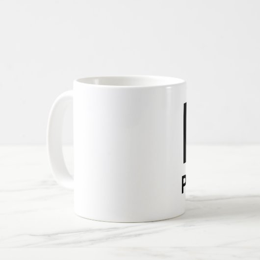 i Liebe erwogen Kaffeetasse (Vorderseite Links)