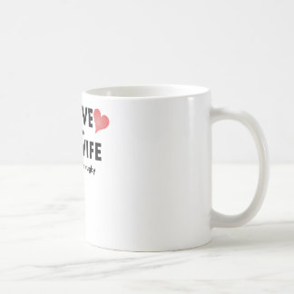 I Liebe es, wenn meine Ehefrau mich Rugby Kaffeetasse