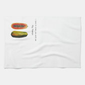 I Liebe es, wenn Sie mich großes Papaya-Tuch Küchentuch (Horizontal)