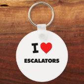I Liebe Escalators Schlüsselanhänger (Vorderseite)