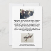 I Liebe Esel Dankeskarte (Rückseite)