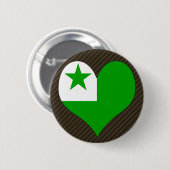 I Liebe-Esperanto Button (Vorne & Hinten)