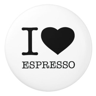 I LIEBE ESPRESSO KERAMIKKNAUF
