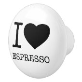 I LIEBE ESPRESSO KERAMIKKNAUF (Rechts)