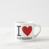 I ❤️ Liebe Espresso KUNDENBAR Espressotasse (Rechts)