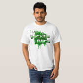 I Liebe-Essiggurken-Saft-Spritzer T-Shirt (Vorne ganz)