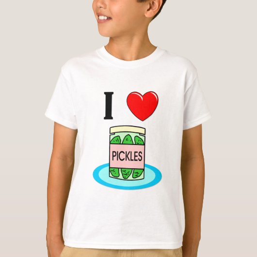 I Liebe-Essiggurken T-Shirt (Vorderseite)