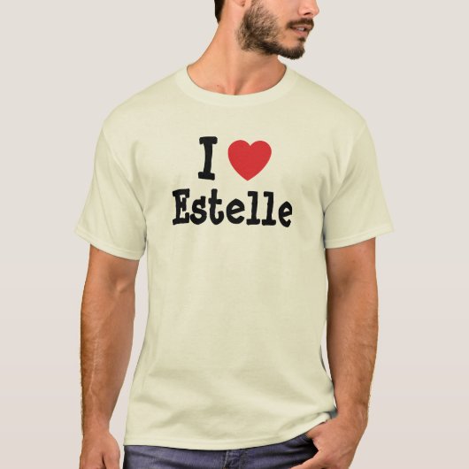 I Liebe Estelle heart T - Shirt (Vorderseite)