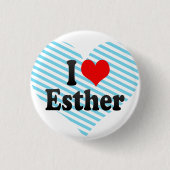 I Liebe Esther Button (Vorderseite)