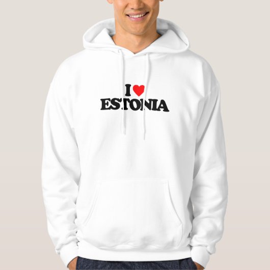 I LIEBE ESTLAND HOODIE (Vorderseite)