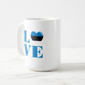 I Liebe Estland Kaffeetasse (Vorderseite Links)