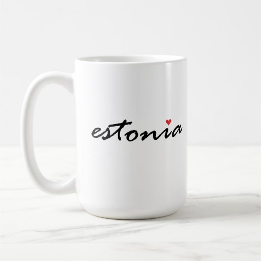 I Liebe Estland Kaffeetasse (Links)
