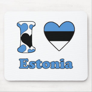 I Liebe Estland Mousepad