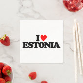 I LIEBE ESTLAND SERVIETTE (Beispiel)
