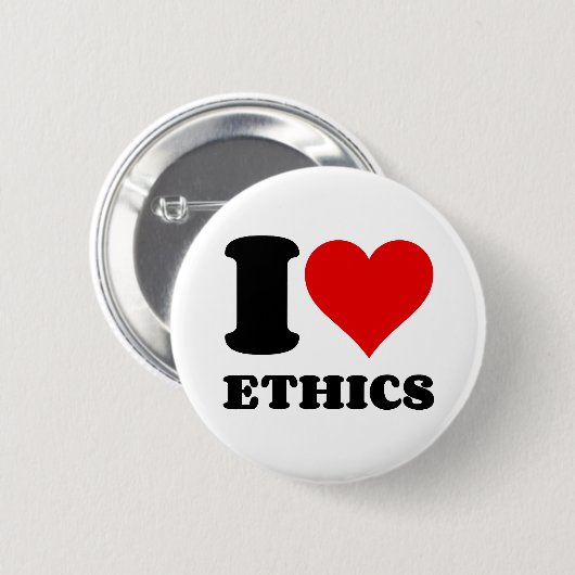 I LIEBE ETHICS BUTTON (Vorne & Hinten)