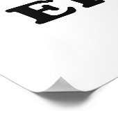 I Liebe ETHICS Poster (Ecke)