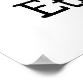 I Liebe Ethologie Poster (Ecke)