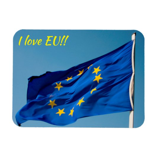 I LIEBE EU MAGNET (Horizontal)
