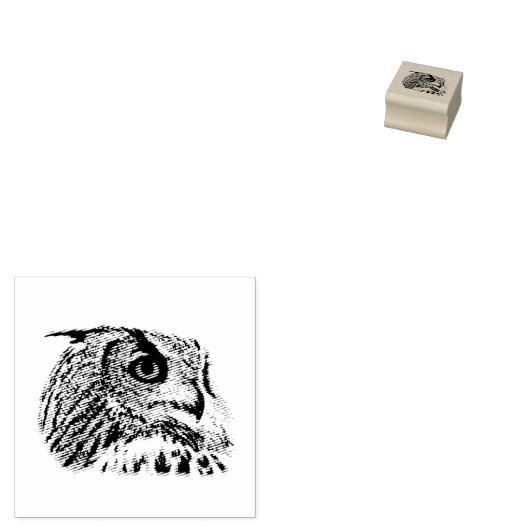 I Liebe Eule Gummistempel (Stempel)