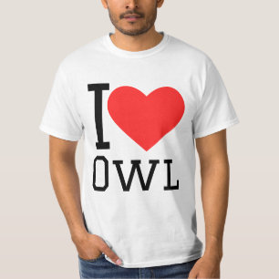 I Liebe Eule T-Shirt