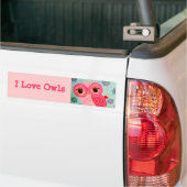 I Liebe-Eulen-Autoaufkleber Autoaufkleber (Auf Lkw)