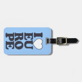 I LIEBE EUROPE-Gepäckanhänger Gepäckanhänger (Vorderseite horizontal)