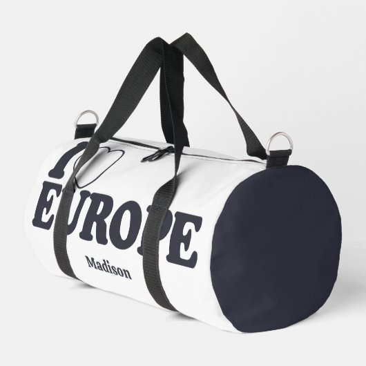 I LIEBE EUROPE INDIVIDUELLE NAME DUFFLE BAG (Linke Seite)
