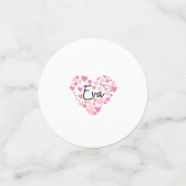 I Liebe Eva Konfetti (Klein Vorderseite)